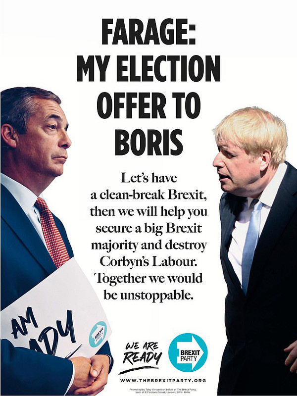 Farage offer to Boris
